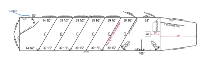 2027 4-Star Stock Combo - White -  6 Horse Slant Load Gooseneck Horse Trailer